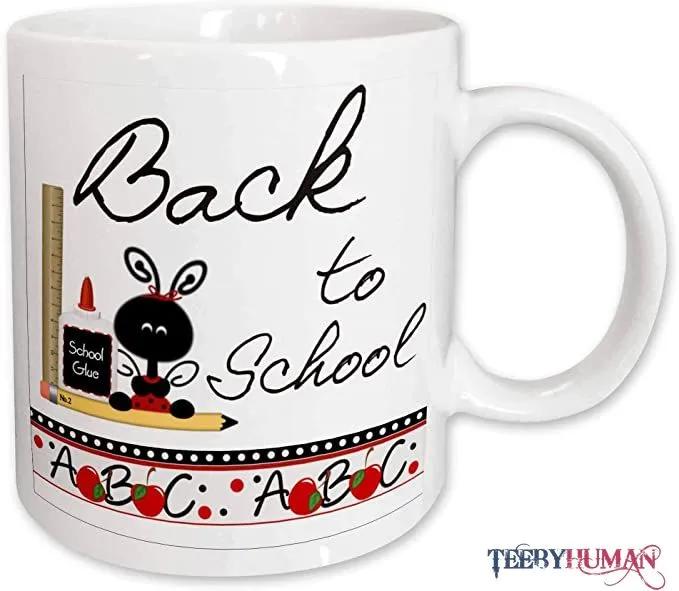 Rose Bunny Happy First Day Of School Back To School Mugs Teachers And Students Gifts 1656668288857