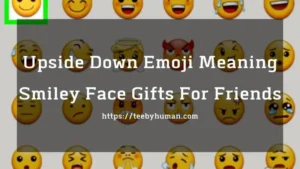 Upside Down Emoji Meaning Smiley Face Gifts For Friends