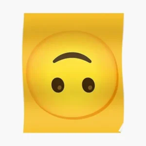 Upside Down Emoji Meaning Smiley Face Gifts For Friends 5